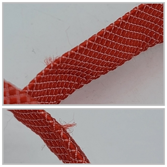 Artisan Made Adjustable Pre-Tied Red Checkered Bow Tie - Picture 11 of 12